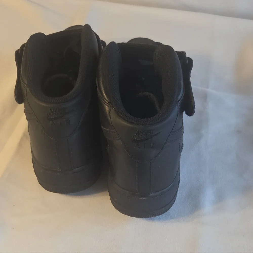 Nike Air Force 1 Men's High Top Black Lace-Up Athletic Sneaker
